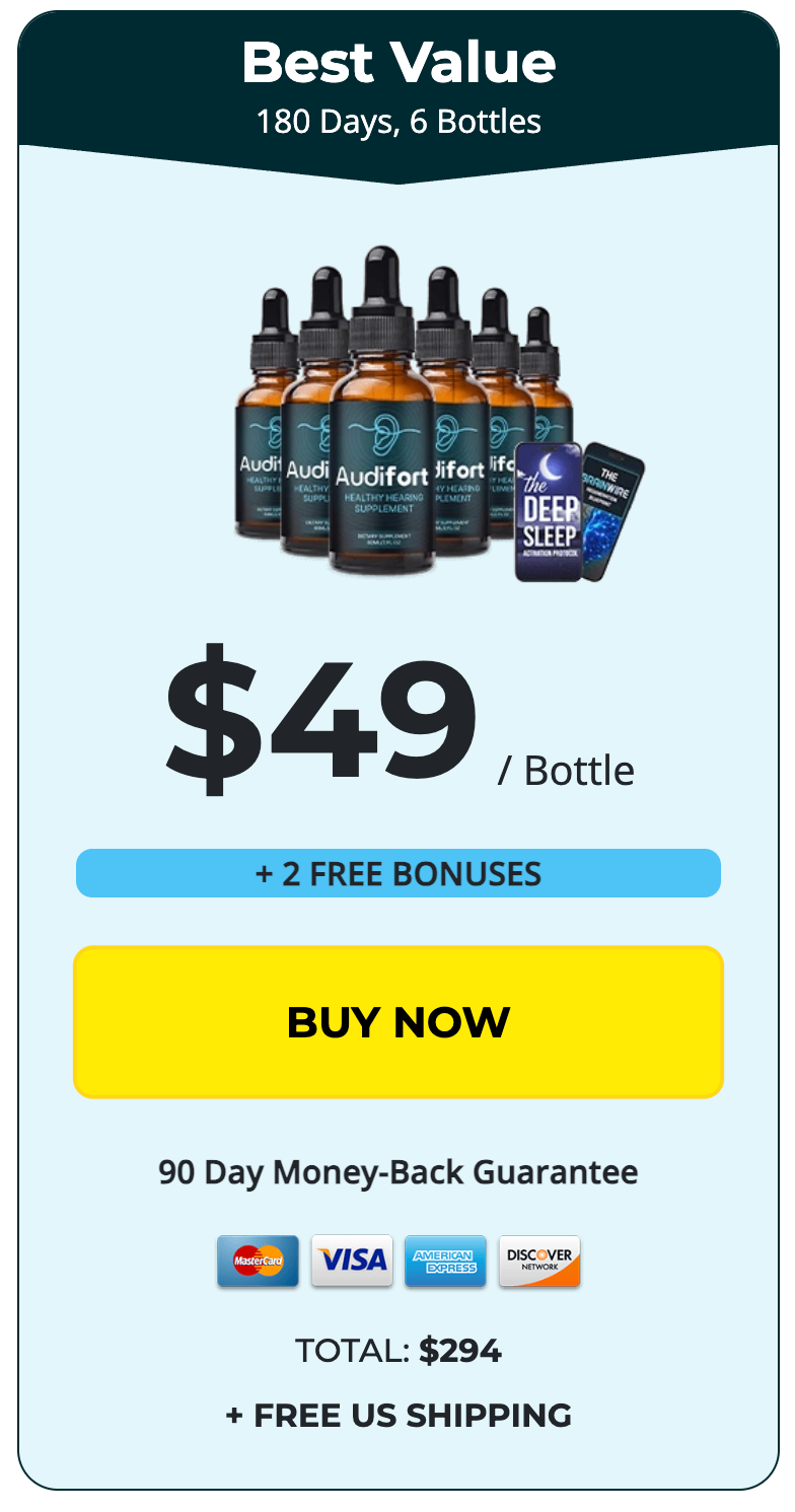 Audifort Buy 6 Bottles